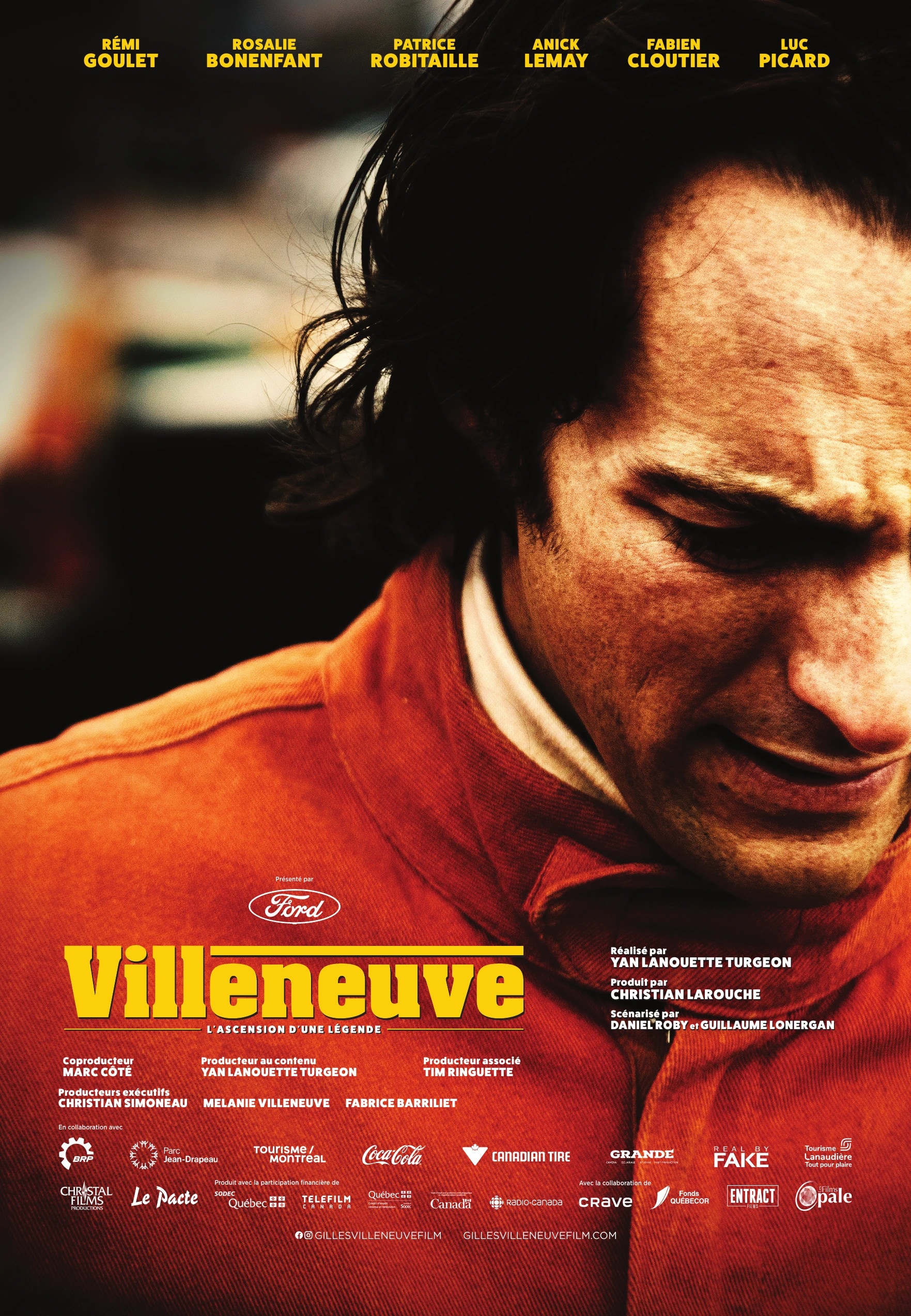 Affiche officielle de Villeneuve : L’ascension d’une légende